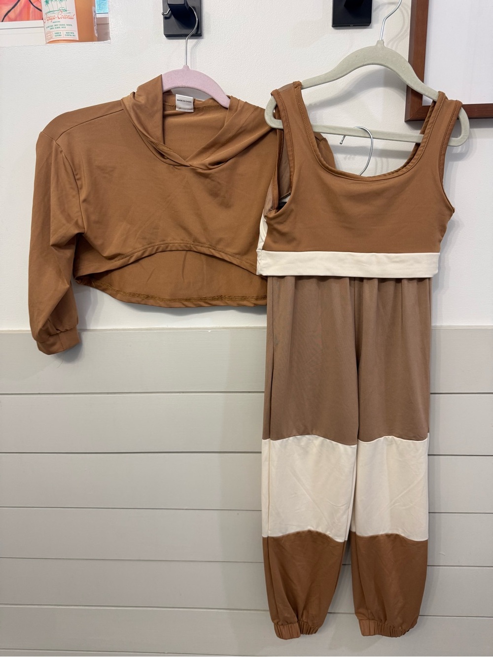 Milumia Girls 3 piece color block outfit